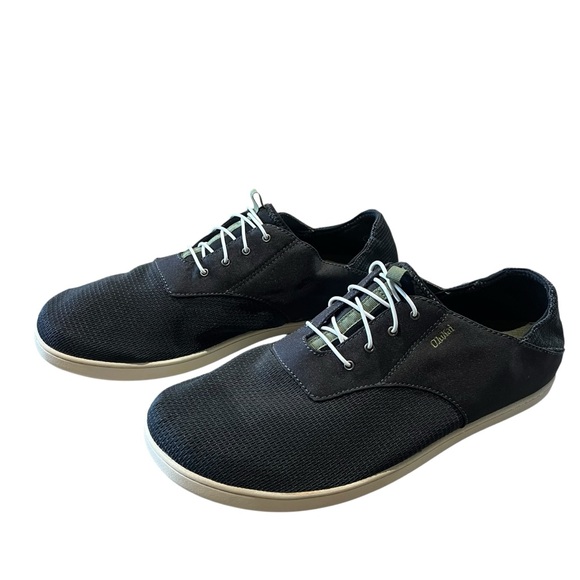Olukai Boat Shoes Men’s 14 Navy Blue Nohea Moku Slip On Outdoor No-Tie Laces - Picture 1 of 12